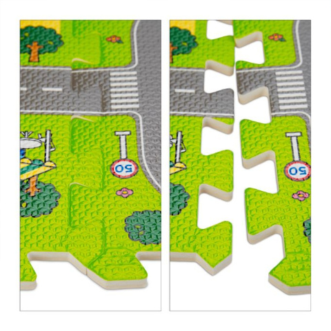 Puzzle piankowe motyw miasta