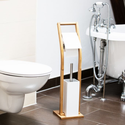 Stojak toaletowy łazienkowy szczotka WC