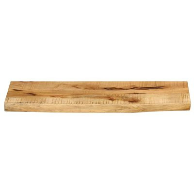 Blat stołu - 70x30x2,5cm - naturalna krawędź - surowe drewno mango Blat stołu - 70x30x2,5cm - naturalna krawędź - surowe drewno mango