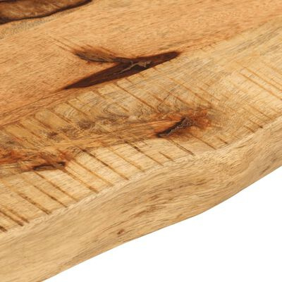 Blat stołu - 70x30x2,5cm - naturalna krawędź - surowe drewno mango Blat stołu - 70x30x2,5cm - naturalna krawędź - surowe drewno mango
