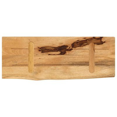 Blat stołu - 70x30x2,5cm - naturalna krawędź - surowe drewno mango Blat stołu - 70x30x2,5cm - naturalna krawędź - surowe drewno mango