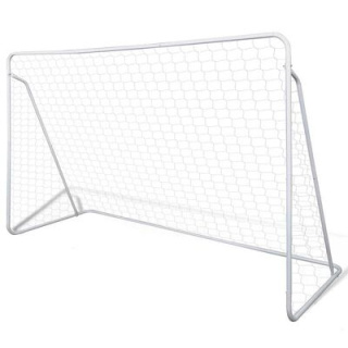 Bramka do piłki nożnej - 240x90x150 cm - stal