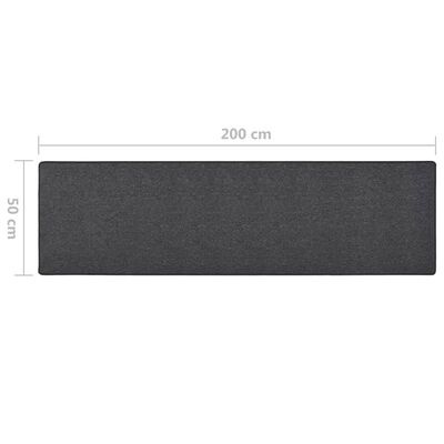 Dywanik - Bieżnik - Antracytowy - 50x200 cm Dywanik - Bieżnik - Antracytowy - 50x200 cm
