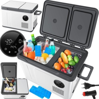 Kompresorowa lodówka/zamrażarka 2w1 – 31L – dual zone – 616x384x397 mm – 12/24/230V – Max/Eco