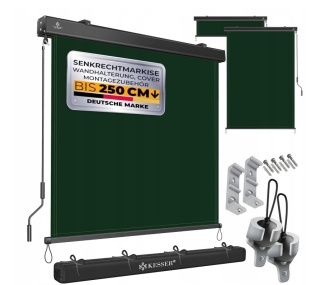 Markiza pionowa KESSER – 140x250 cm – roleta zewnętrzna