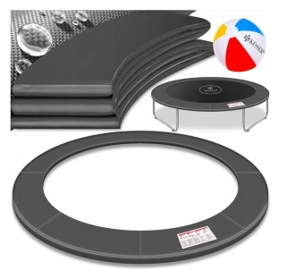 Osłona krawędzi trampoliny 305 cm – PVC 500D/pianka 1,8 cm – antracyt – szerokość 30 cm