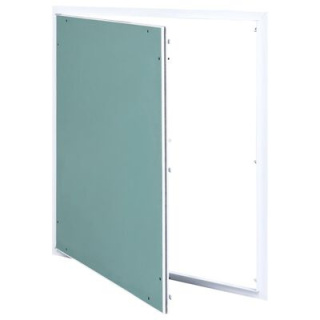 Panel rewizyjny z aluminiową ramą i płytą gipsową - 300x300 mm