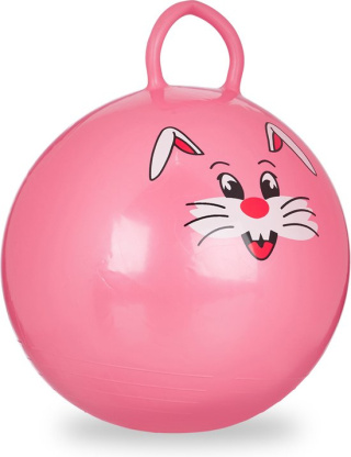 Piłka do skakania dla dzieci - skoczek królik - Ø 45 cm - z uchwytem