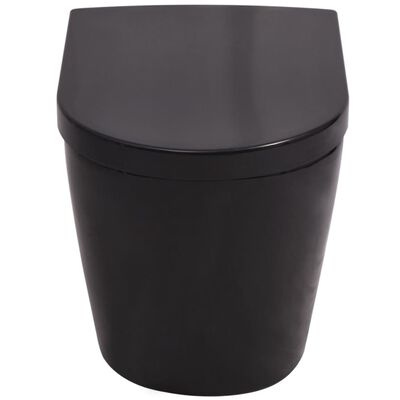 Podwieszana toaleta ceramiczna - czarna Podwieszana toaleta ceramiczna - czarna