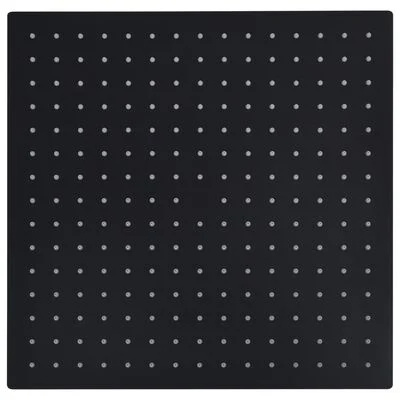 Słuchawka prysznicowa ze stali - 40x40 cm - kwadratowa - czarna Słuchawka prysznicowa ze stali - 40x40 cm - kwadratowa - czarna