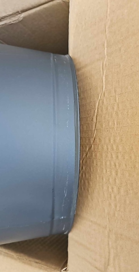 Stalowy kubeł na popiół z pokrywą – 24 l – 43x35,5 cm – stal/drewno