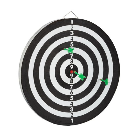 Tarcza do rzutek z 6 rzutkami - 43 cm Tarcza do rzutek z 6 rzutkami - 43 cm