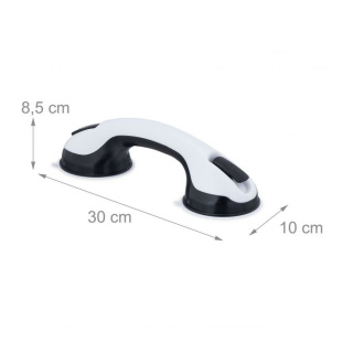 Uchwyt łazienkowy z przyssawką 2 szt - 30 x 10 x 8,5 cm