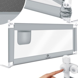Barierka ochronna do łóżka regulowana – 150x72-96cm zabezpieczenie