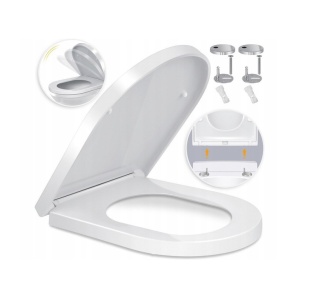 Deska sedesowa KESSER K-WC-1538U - biały - duroplast