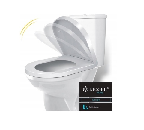 Deska sedesowa KESSER K-WC-1538U - biały - duroplast
