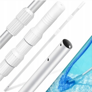 Drążek teleskopowy do basenu 1,2–3,6 m – aluminium, średnica 30,4 mm, 760 g