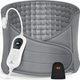 Elektryczna poduszka/pas grzewczy KESSER – 66x28 cm – 100W – 3 poziomy – polar – 220-240V