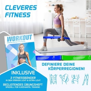 KESSER Hantle 2x2kg zestaw - małe hantelki fitness do ćwiczeń