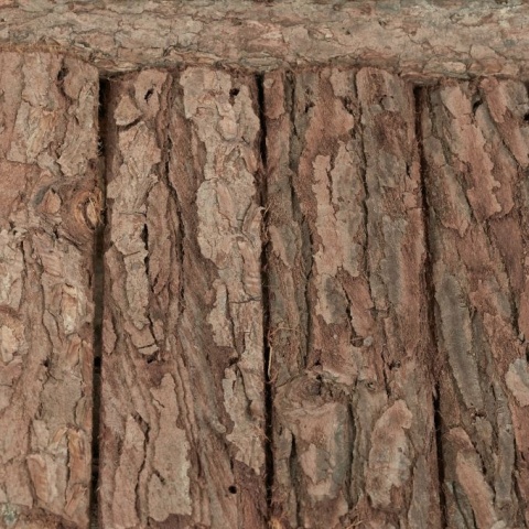Karmnik dla ptaków drewniany domek 22,5x17x13,5cm jodłowy brązowy do ogrodu
