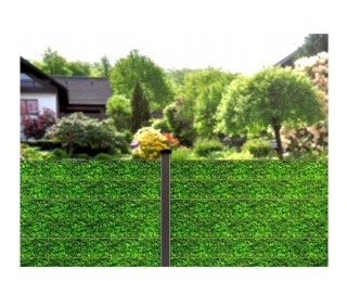 Pas ogrodzeniowy taśma PCV 19cm x 35m na rolce na ogrodzenie balkon taras