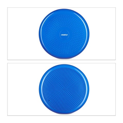 Poduszka sensomotoryczna 33 cm - niebieska - z pompką - max 140 kg