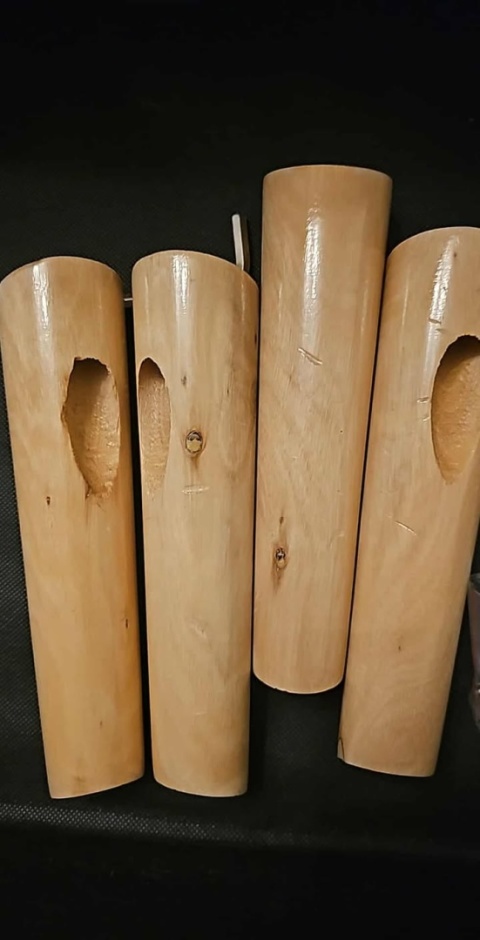 Puf aksamitny ze schowkiem 80x41x40 cm - kremowy - 40L - max 120 kg