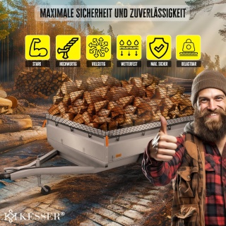 Siatka transportowa elastyczna KESSER 1x2 m - zabezpieczenie ładunku