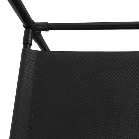 Wieszak na ubrania z 4 półkami na buty - czarny - 150x61x27,5 cm - żelazo