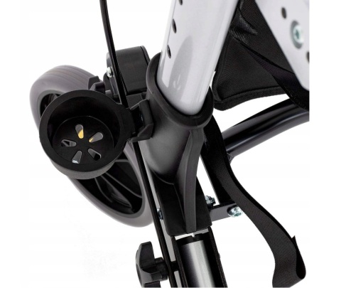 Balkonik na kółkach KESSER - składany - 67x63 cm - siedzisko 46 cm - do 136 kg