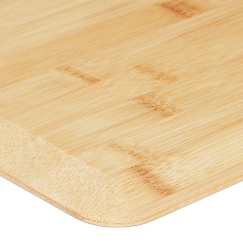 Drewniana deska pod pizzę XXL - bambus - 50x38 cm - naturalny