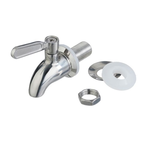 Dystrybutor do napojów 4L - 2 sztuki - szkło/stal - stojak - przezroczysty/srebrny/czarny