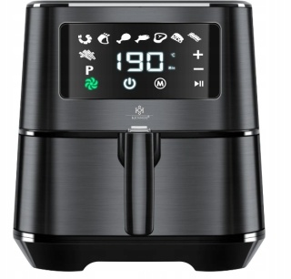 Frytkownica beztłuszczowa KESSER 5,5L - 1700W - 8 programów - LED - stal nierdzewna