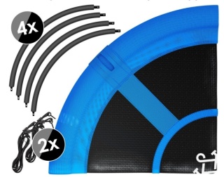 Huśtawka ogrodowa bocianie gniazdo 100x100 cm - KESSER - regulacja - do 300 kg