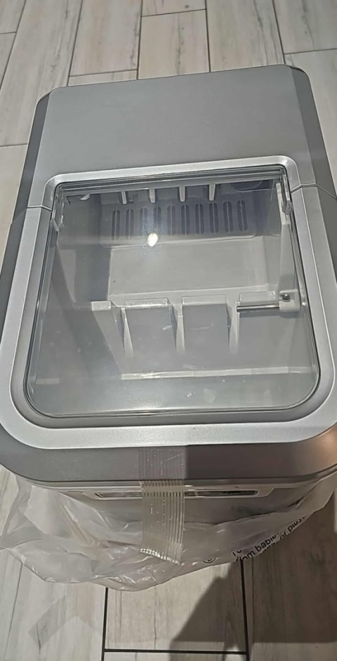 Kostkarka do lodu KESSER 12 kg/24h - 2,2L - 36x24,9x32,7 cm - 2 rozmiary kostek