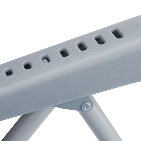 Leżak składany z zagłówkiem - 74x59x27 cm - Textilene/stal - max 120 kg