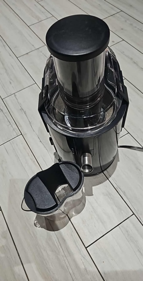 Sokowirówka KESSER 1100W - czarna - 2L/1L - 85 mm otwór - 18000 obr./min