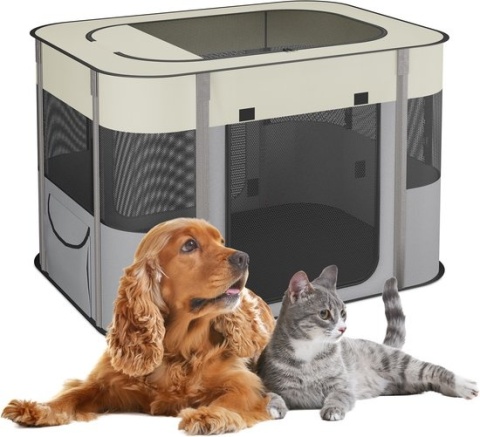 Transporter dla psa składany L - 55x82x60 cm - z torbą