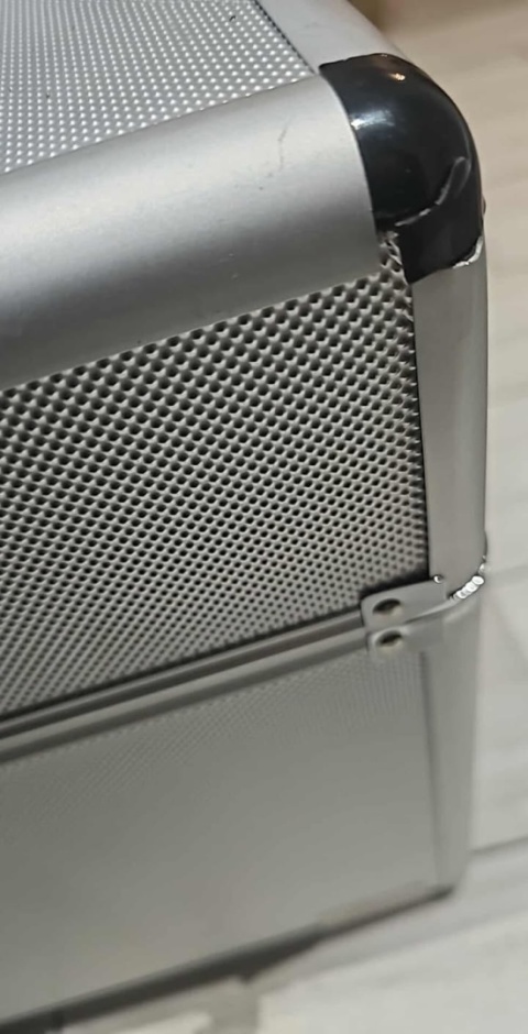 Zestaw 3 aluminiowych skrzynek Masko - 27L - 67L - 100L - transportowe - narzędziowe