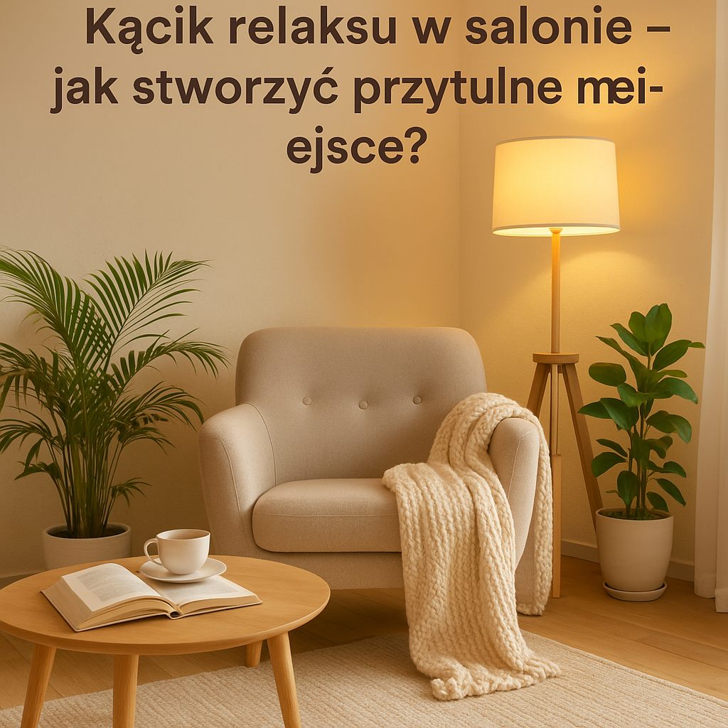 🛋️ Kącik relaksu w salonie – jak stworzyć przytulne miejsce?