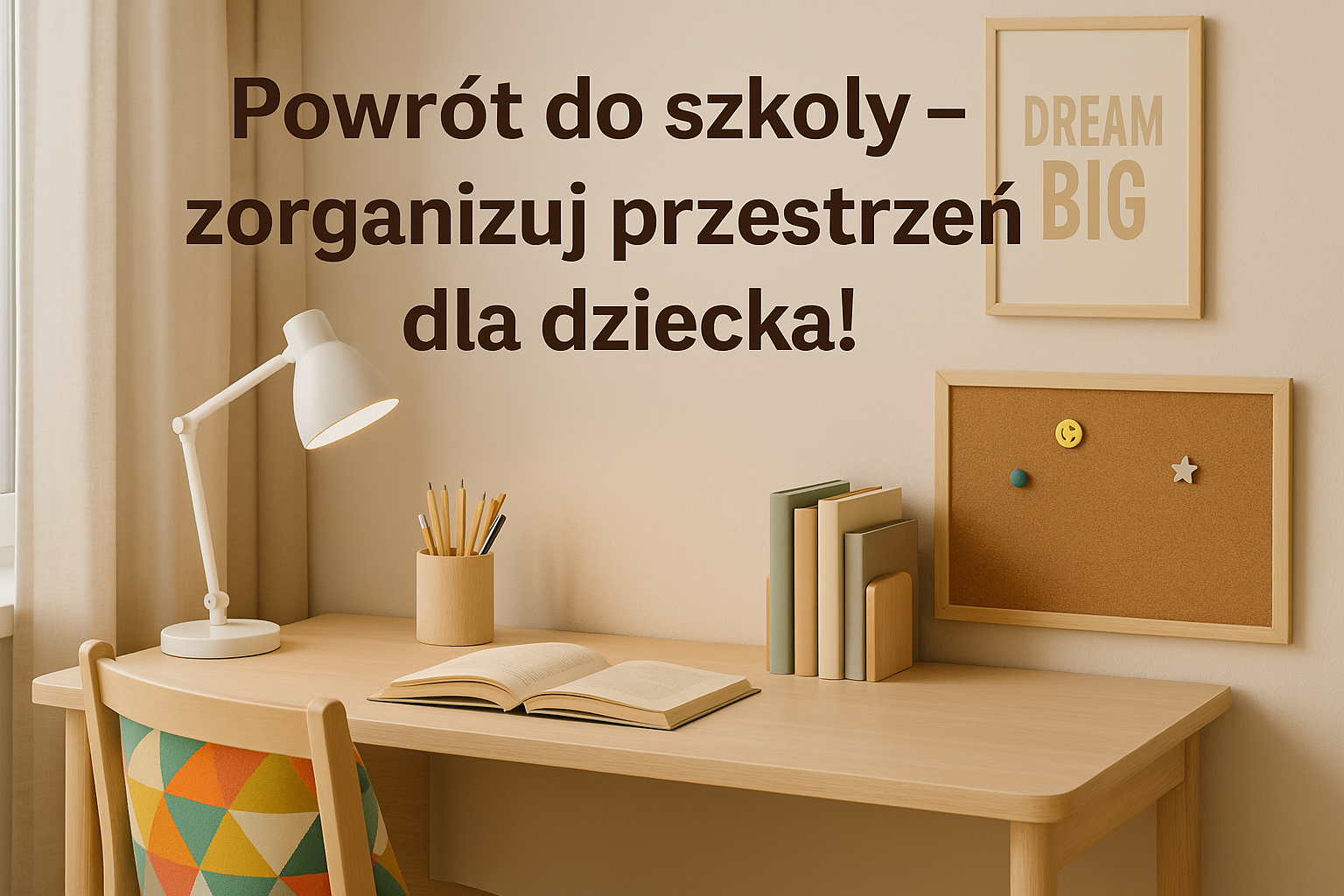 🏫Powrót do szkoły – jak zorganizować przestrzeń dla dziecka?